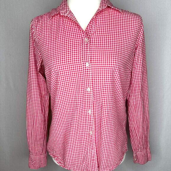 H&M gingham picnic button up shirt - Picture 2 of 6